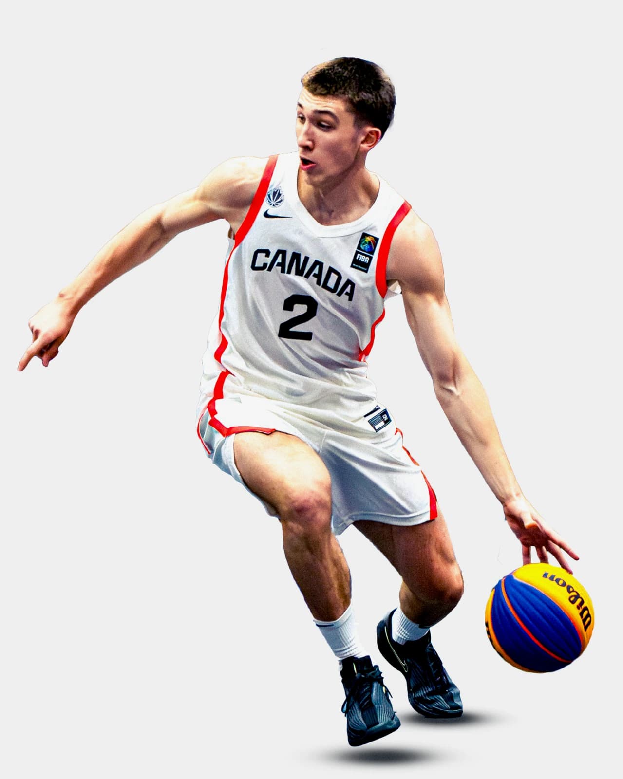 Tate Christiansen playing for Canada